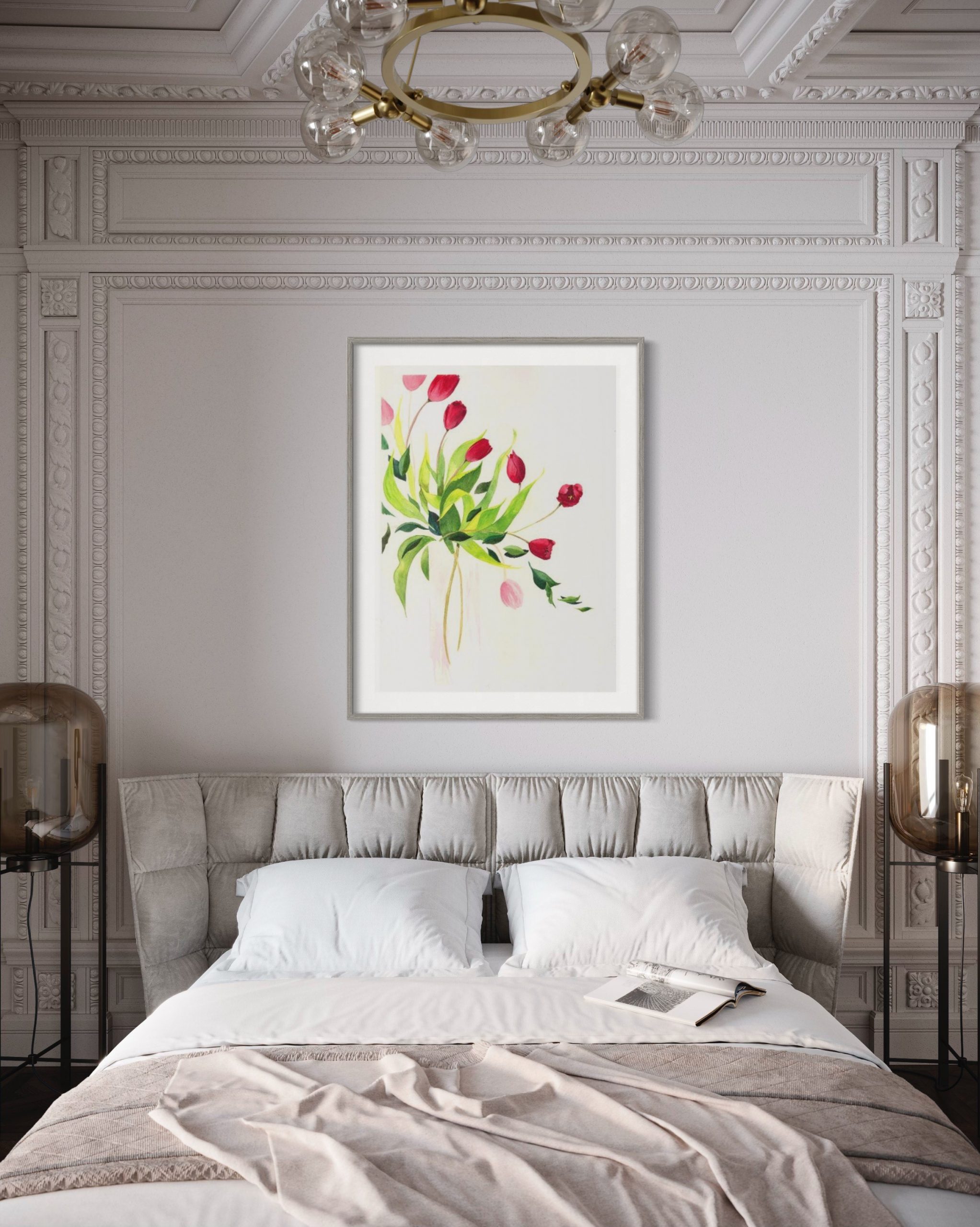 Amanda Halliwell Art - Waiting in line in room
