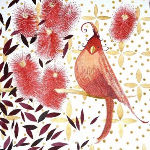 Birdie Greetings Card (Single Card)